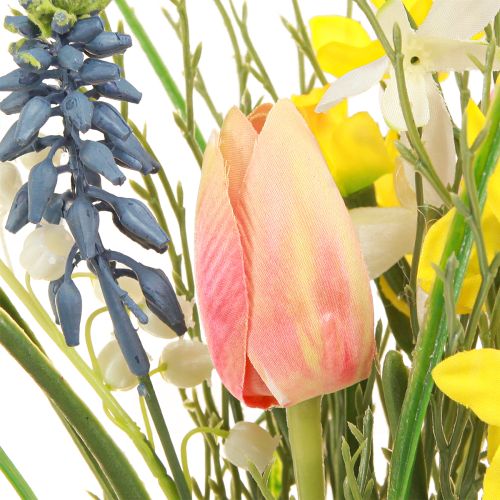 Article Bouquet de printemps Bouquet de fleurs artificielles Real Touch 36 cm