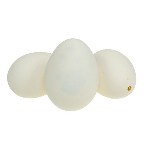 Floristik24 Œufs d&#39;oie 8 cm 10 pièces