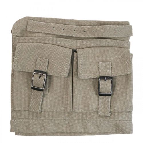 Floristik24 Sac à Outils de Jardin Ceinture Ceinture de Jardin Kaki L112cm