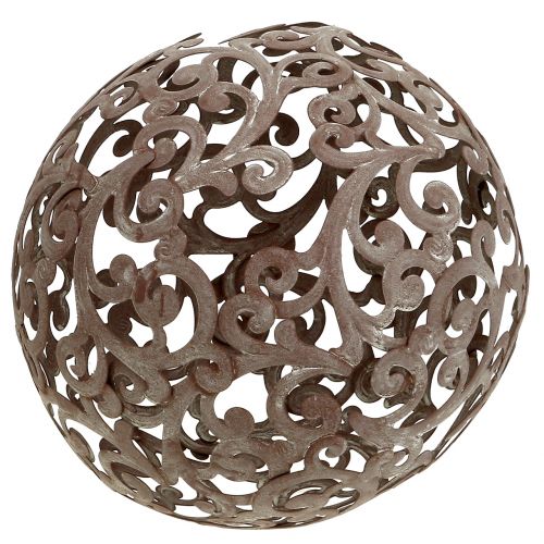 Floristik24 Décoration de jardin, boule métal rouille Ø18,5cm