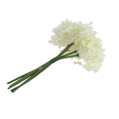 Floristik24 Hortensia bouquet de fleurs artificielles blanc L27cm