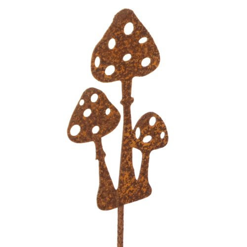 Tuteur de jardin en acier patiné, tuteur décoratif pour amanite tue-mouches, 10 cm, lot de 6 acheter | Floristik24.be
