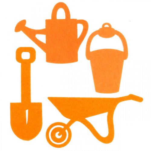 Article Outil de jardin feutre orange 24 pcs