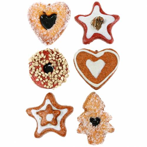 Floristik24 Assortiment de pâtisserie artificielle 24 pièces