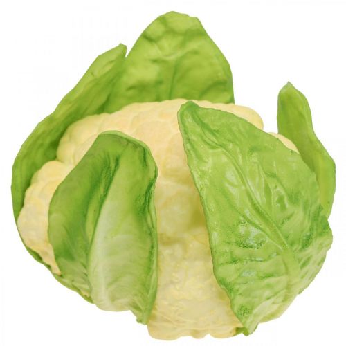 Floristik24 Décoration végétale chou-fleur artificiel Ø14cm H10cm