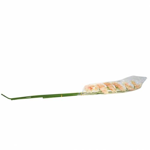 Floristik24 Gerbera pêche artificielle 62cm 6pcs