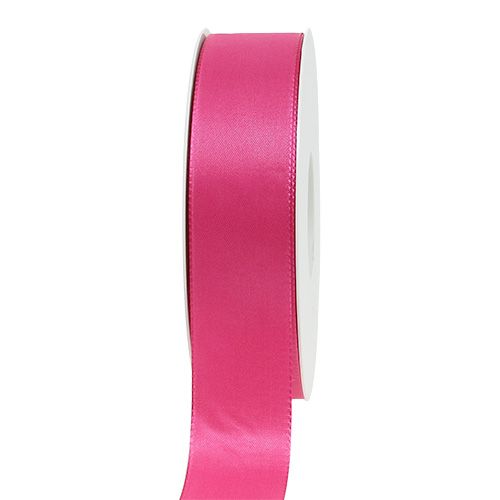 Ruban cadeau et décoration 25 mm x 50 m rose