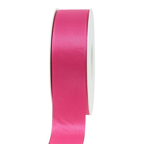 Ruban cadeau et décoration 40 mm x 50 m rose