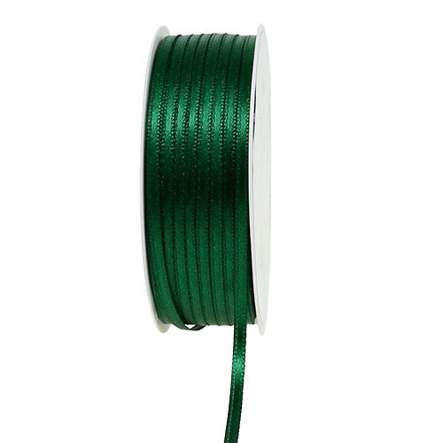 Article Ruban cadeau et décoration 3 mm x 50 m vert foncé