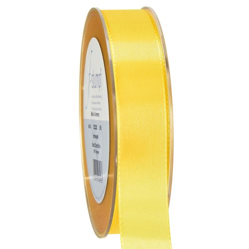 Ruban cadeau et décoration 25mm x 50m jaune