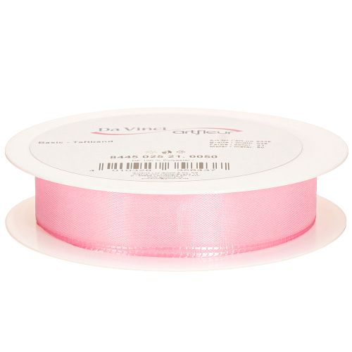Article Ruban cadeau et décoration 25 mm x 50 m rose clair