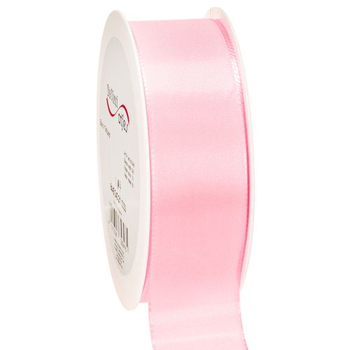 Floristik24 Ruban cadeau et décoration 40 mm x 50 m rose clair