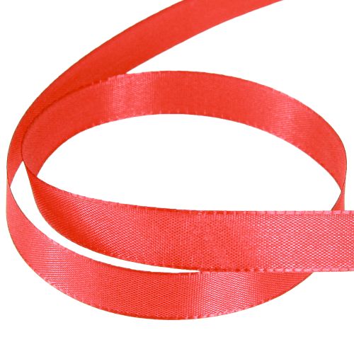 Article Ruban cadeau et décoration rouge 15 mm 50 m