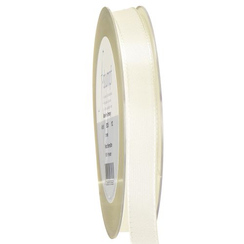 Article Ruban cadeau et décoration ruban taffetas crème 15mm 50m