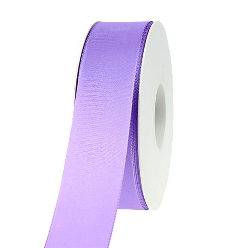 Floristik24 Ruban cadeau et décoration taffetas lilas 40mm x 50m