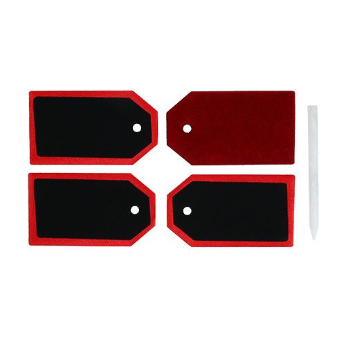 Étiquettes cadeaux avec stylo tableau noir 18 pcs