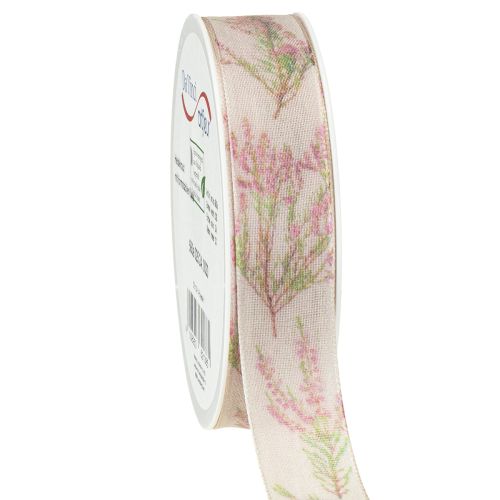 Ruban cadeau ruban automne tissu chiné ruban 25mm 20m