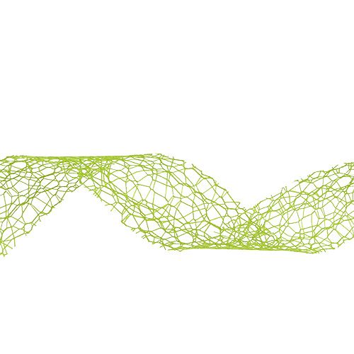 Floristik24 Ruban cadeau vert 3 cm 10 m