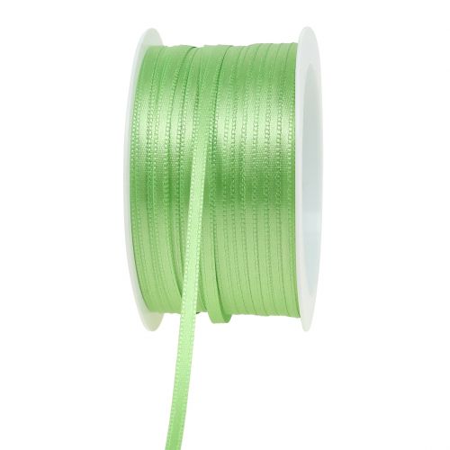 Ruban cadeau vert clair 3 mm 50 m
