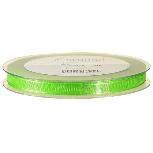 Article Ruban cadeau vert clair 8 mm 50 m