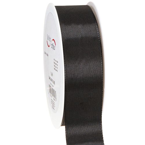 Floristik24 Ruban cadeau noir ruban de deuil ruban décoratif 40mm 50m