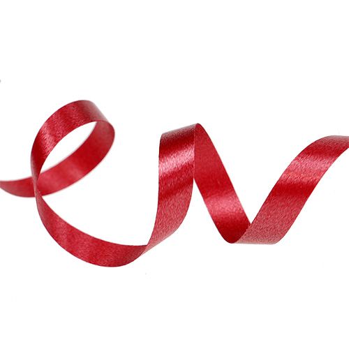 Floristik24 Ruban cadeau rouge foncé 5mm 500m