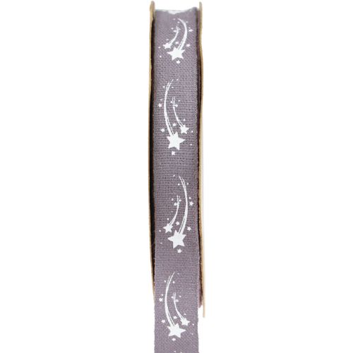 Ruban cadeau étoiles ruban de Noël ruban violet 15mm 20m