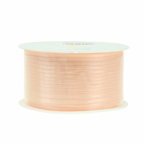 Article Ruban cadeau et décoration saumon 6mm 50m