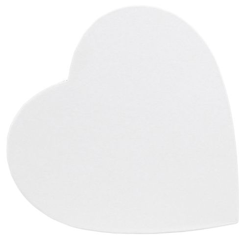 Article Coffret cadeau coeur boîte coeur en papier blanc 18×18cm H10cm 2pcs
