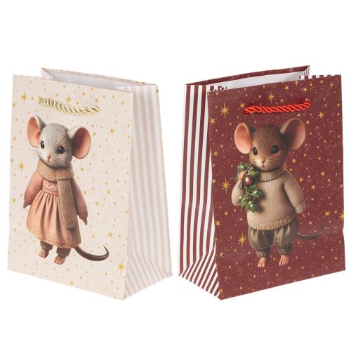Sac cadeau de Noël à motif