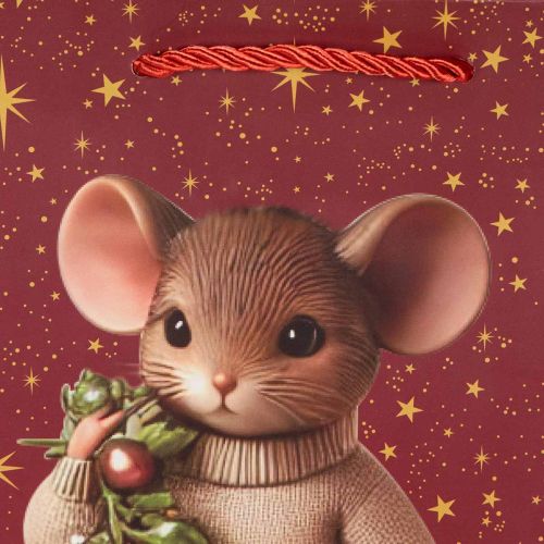 Sac cadeau à motif souris et