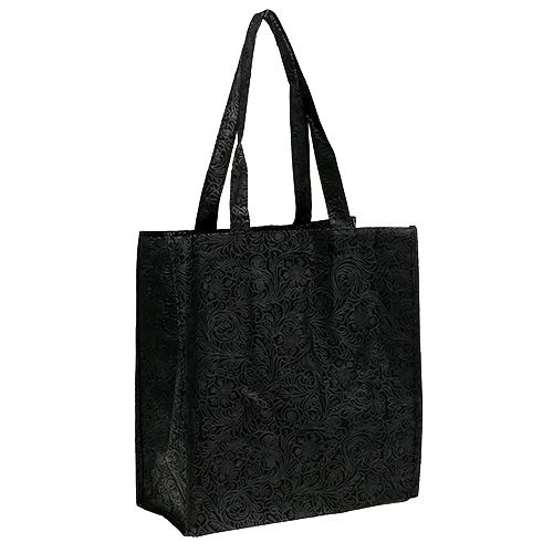 Floristik24 Sac à cadeaux noir 30 x 33 cm 1 p.