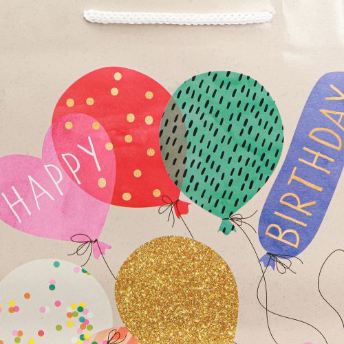 Article Sac cadeau « Joyeux anniversaire » sac d'anniversaire papier 26×14×36cm 2pcs