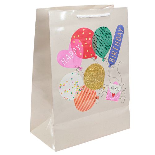 Article Sac cadeau « Joyeux anniversaire » sac d'anniversaire papier 26×14×36cm 2pcs