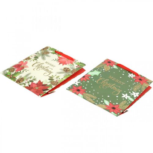 Floristik24 Sacs cadeaux Sac cadeau de Noël Joyeux Noël 32x26cm 2pcs