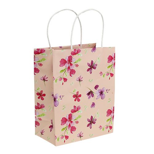 Sacs cadeaux avec fleurs 20 cm x 11 cm x 25 cm 6 pièces