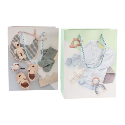 Article Sacs cadeaux sacs cadeaux bébé naissance 23×18cm 12pcs