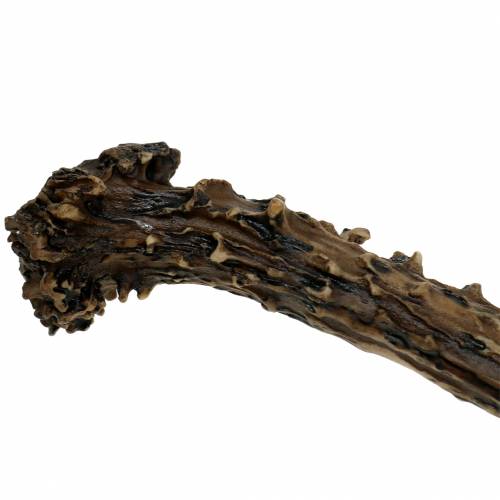 Floristik24 Déco maison de campagne en bois de cerf décoration de table 23cm 2pcs