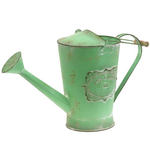 Floristik24 Arrosoir déco aspect antique vert Ø19cm H30cm