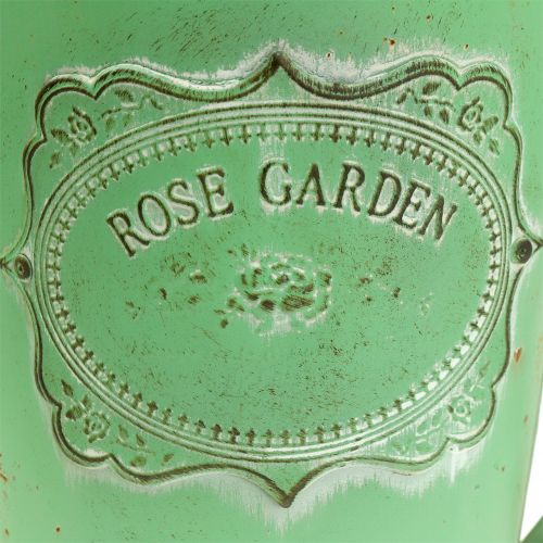 Floristik24 Arrosoir déco aspect antique vert Ø19cm H30cm