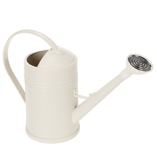 Arrosoir avec pommeau amovible. Idéal pour les plantes d'intérieur et les balcons. Blanc. 32 cm.