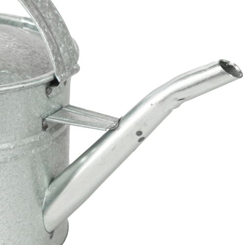 Article Arrosoir décoration métal argent vintage 30×13×14cm 1,25l