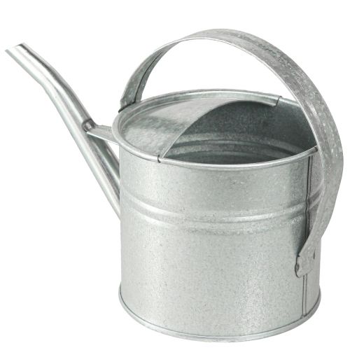 Article Arrosoir décoration métal argent vintage 30×13×14cm 1,25l