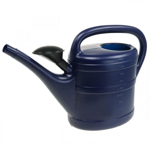 Floristik24 Arrosoir 10l, arrosoir de jardin avec douche, arrosoir de jardin bleu