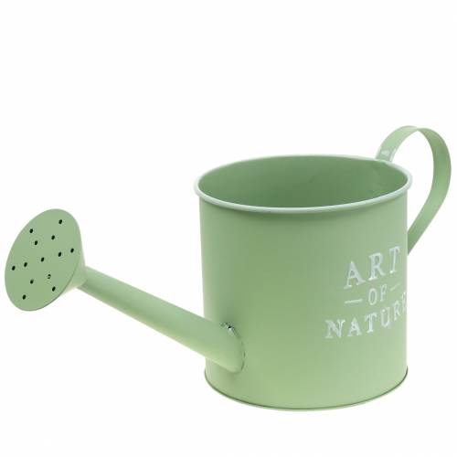 Article Pot de fleur arrosoir zinc vert menthe Ø16,5cm H17cm