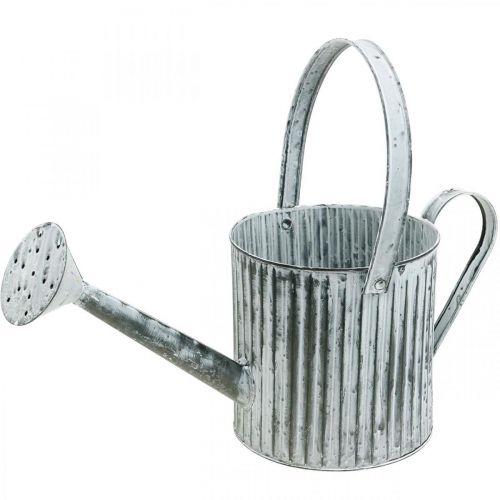 Floristik24 Pot métal à planter, arrosoir pour déco, pot à planter Ø17cm