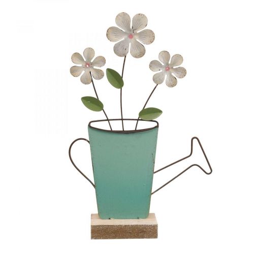 Floristik24 Arrosoir décoration métal décoration de table couleur rouille 23,5/24cm 2 pcs