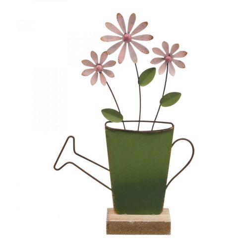 Floristik24 Arrosoir décoration métal décoration de table couleur rouille 23,5/24cm 2 pcs