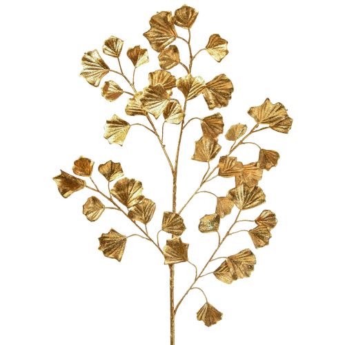 Article Branche de Gingko plante artificielle décorative bronze paillettes 84cm