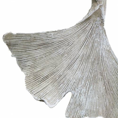 Article Décoration funéraire feuille de ginkgo à suspendre 10cm 3 pcs